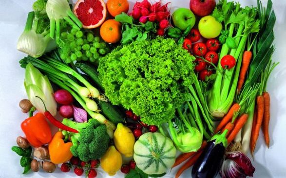 As froitas e verduras son líderes entre os produtos para adelgazar