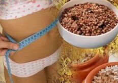 Resultados da perda de peso na dieta de trigo sarraceno